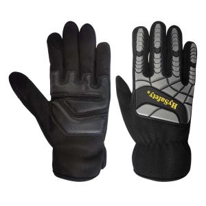 China TPR Impact Knock Reinforced Palm Hand Protection Gloves Mechanic Style Gloves wholesale