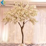 Yellow Fake Sakura Tree For Restaurant Decoration , Artificial Cherry Blossom
