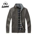 Autumn Thicken Plus Polyester Black Thick Velvet Sweater Utility Male Clothing