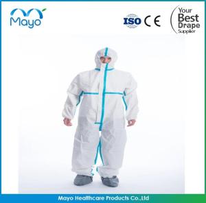 China Nonwoven Disposable Coverall Suit M-XXL Disposable Medical Consumables wholesale