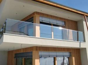 China Luxury Aluminum Glass Fence Frameless Design Architectural Aesthetics wholesale