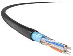 Outdoor Tactical Cat6 Cable Bare Copper TPU Jacket 23AWG
