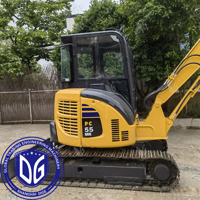 Komatsu PC55 excavator with excellent power durability and high efficiency Japanese Komatsu 5.5ton PC55 small excavator