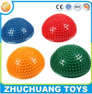 China half ball inflatable pvc spiky balance toy wholesale