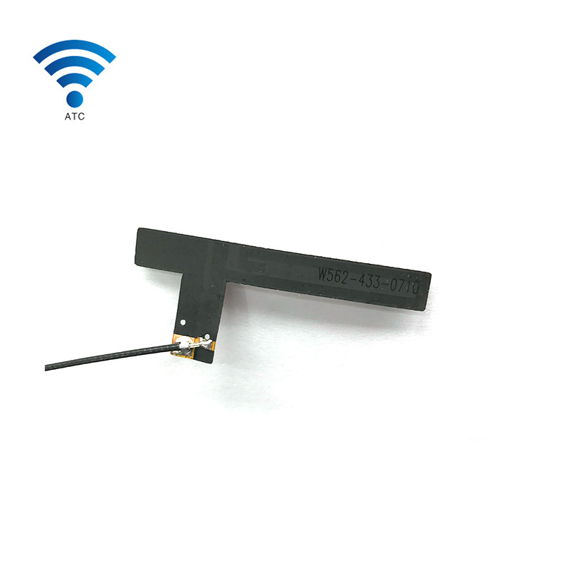 Omnidirectional 433 Mhz Soft FPC Antenna , 5DBi IPEX Connector FPC Interface Aerial