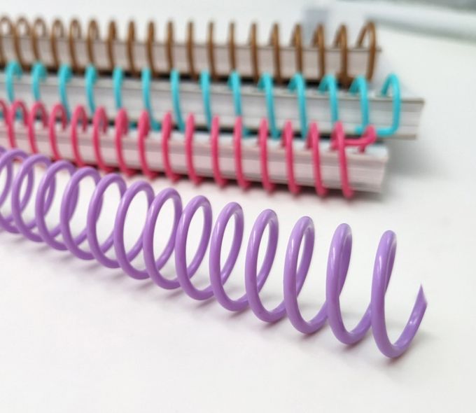 3/1 4/1 PVC Plastic Spiral Single Wire Coil 1-1/4''