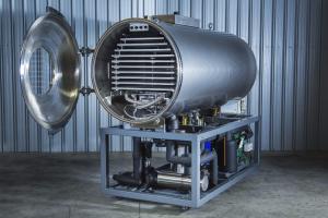 China Energy Saving Large Scale Freeze Dryer 0.4 Square Meters Effective Drying Plank Area wholesale