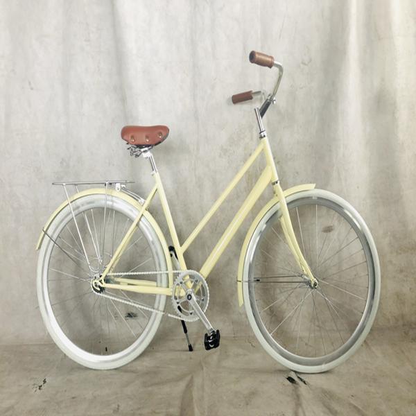 Single Speed Bicycle Classic City Cruiser Bike Women Step Through Lady Bikes 1