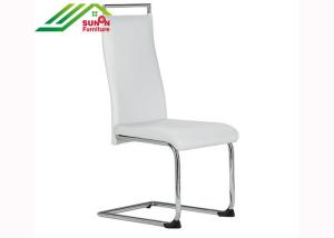 China Restaurant 60KGS 57.5cm Luxury Upholstered Dining Chairs wholesale