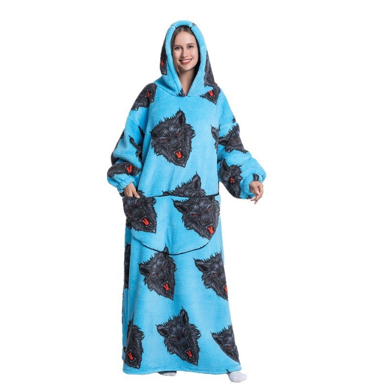 Colorful Full Length Blanket Hoodie