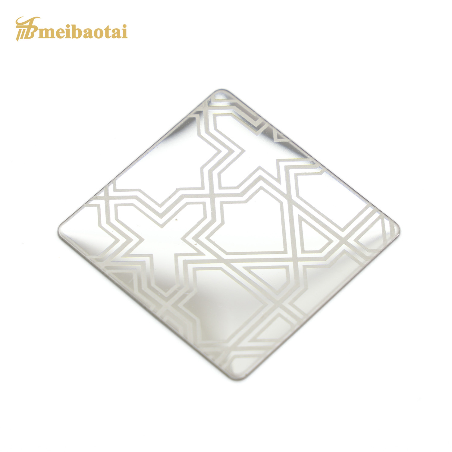 SS304 1.0 0.8MM Mirror Etched Stainless Steel Sheet AISI Standard