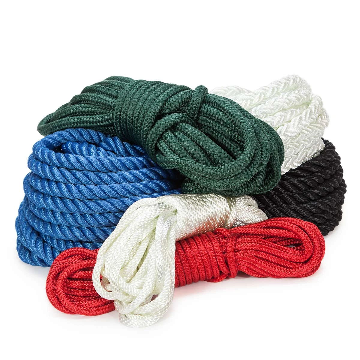 3mm 6mm 3 Strand Twisted Nylon Rope for Manufacturing Customized Colour and Durable