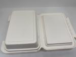 Renewable 9x6 Inch 39g Biodegradable Takeout Containers