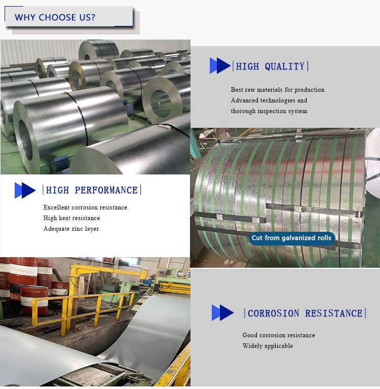 0.12mm-4.0mm Customized Thickness Galvanized Steel Iron Sheet in Roll/Coil Z30-275g Big Spangle for Pipe Production Line