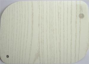 China White Wood Grain Laminate Sheets Pvc Foil For Furniture wholesale