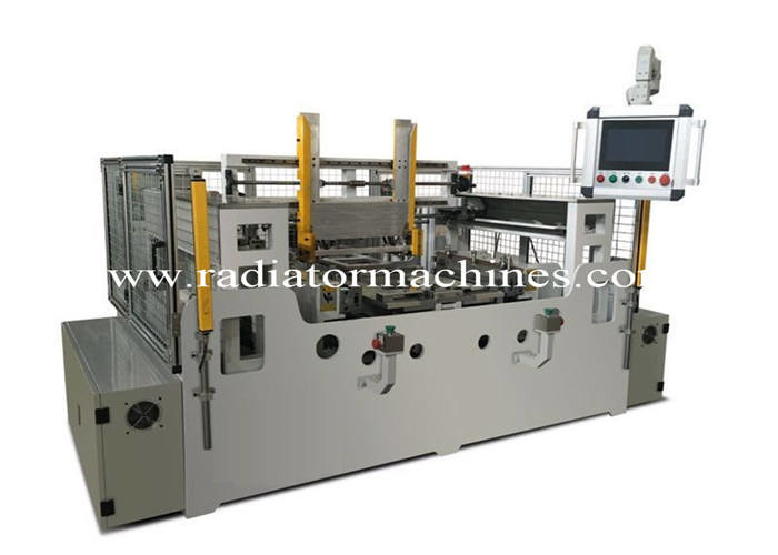 380V 50HZ Easy Operation Radiator Core Builder Machine 20-32mm Flat Tube