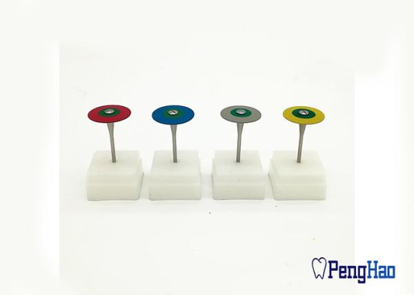 Twin Colors Rubber Diamond Dental Polishing Tools For Zirconia / Porcelain Work