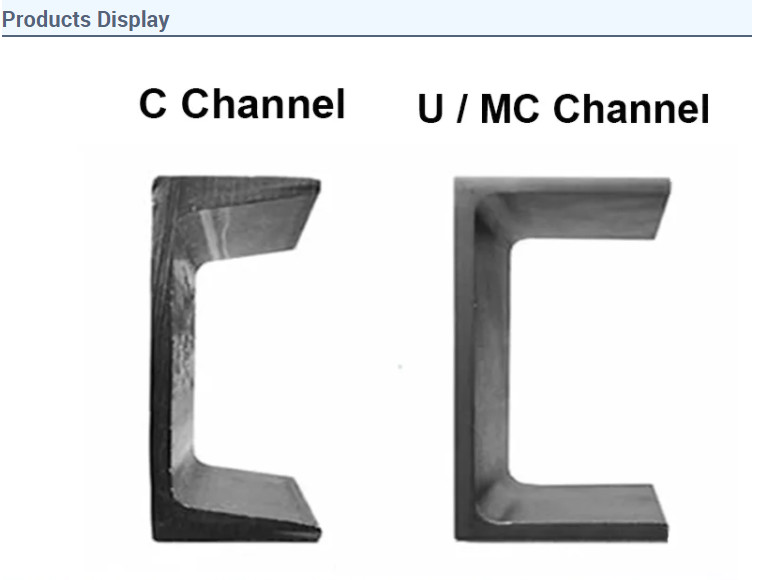 Astm A36 Structural C Channel Galvanized C Section Beam