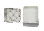 Fiber Optic Termination Box, 4 core fiber rosette box for FTTH