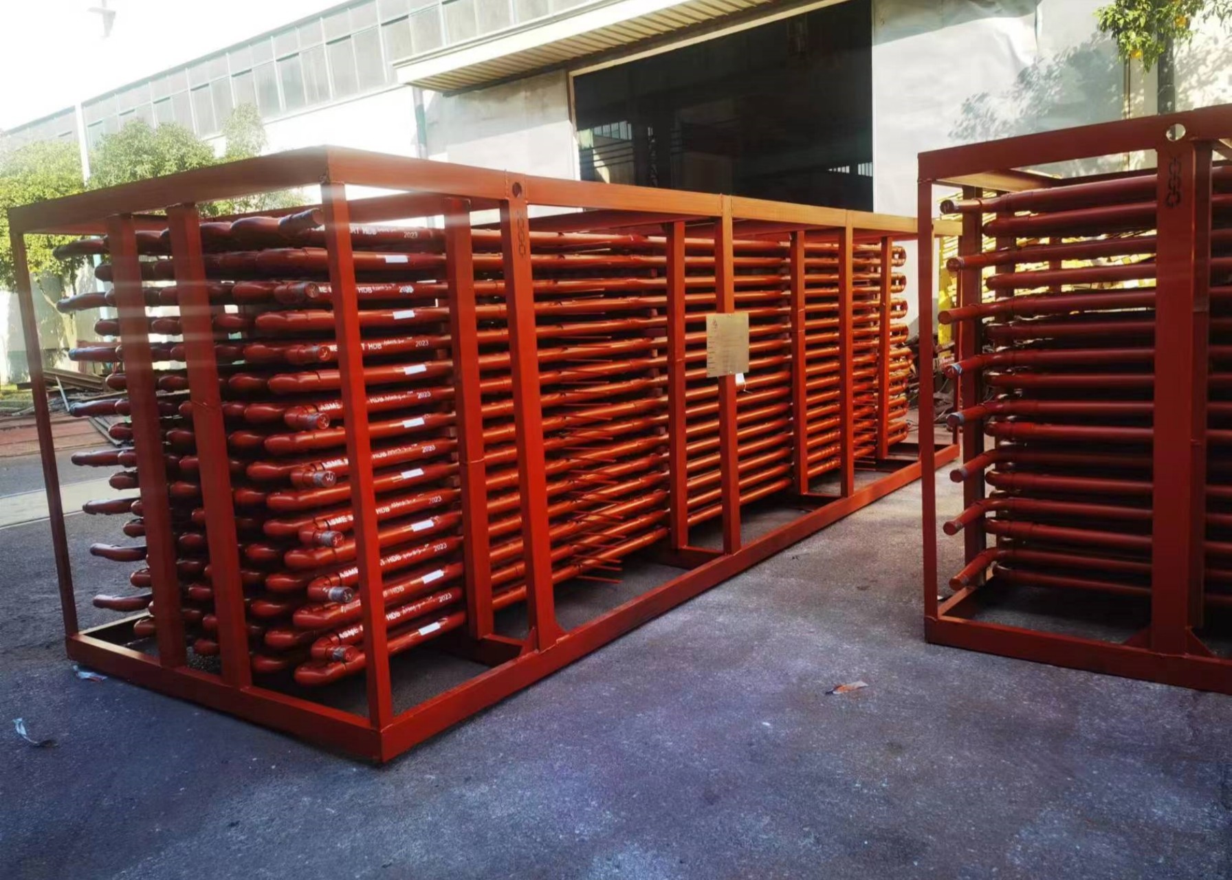 Economical Horizontal Boiler Economizer For High Pressure Inlet Temperature 150-300C