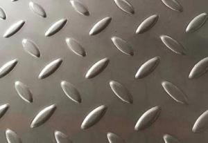 China Press Stamping 304 Patterned Textured Stainless Checkered Plate 1219mm wholesale