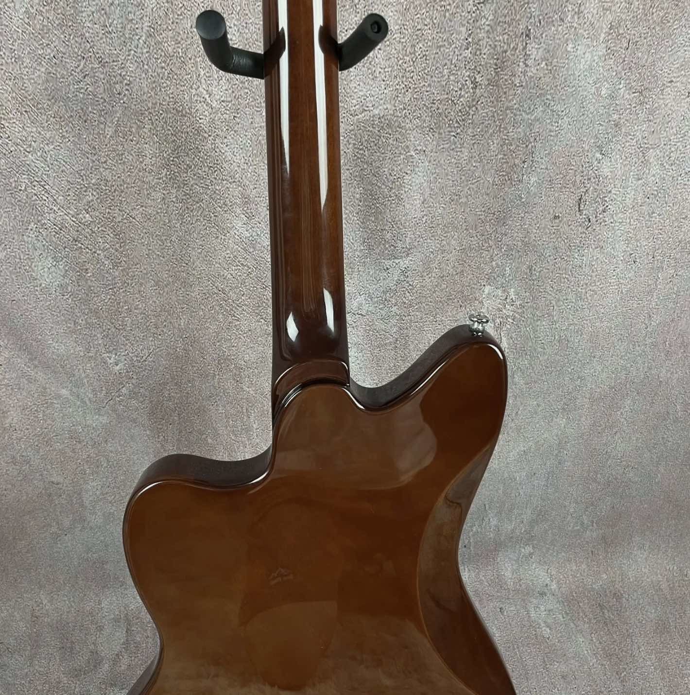 Custom Flamed Top Electric Guitar with P90 Pickups Solid Body Rosewood fingerboard