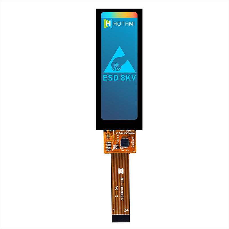 3.0 Inch 268x800 Strip Display Wide Temperature LCD TFT IPS Display Pcap Monitor