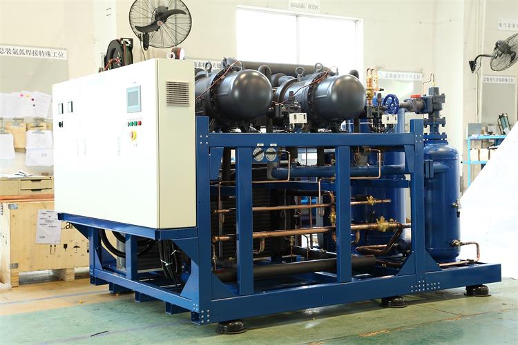Automatic Cold Room Condensing Unit Copeland Screw Compressor Racks