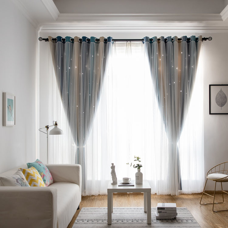 Luxury Linen Cotton Textile Polyester Curtain Fabric Soft Breathable