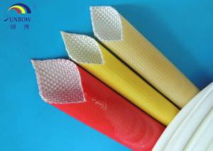 China Abrasive resistance &amp; oil resistance Polyurethane fiberglass sleeve(PU fiberglass sleeve) wholesale