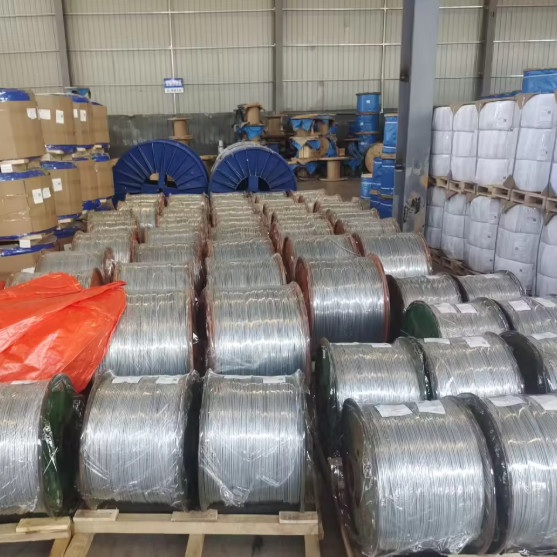 8mm 6*19 Alloy Double-strand twisted steel core steel wire rope Marine mooring wire rope