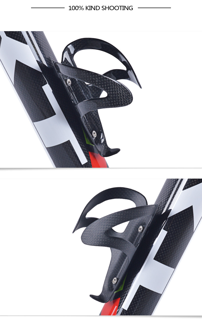 3K Matte Weave Carbon Fiber Mountain Road Bicycle Bottle Cage