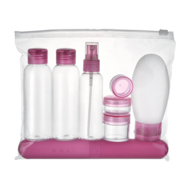 PE Bottle PP Toothbrush Holder Travel Size Kit for Eco-friendly Refillable Packaging