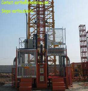 China Building hoist 2tons load lifting elevator wholesale