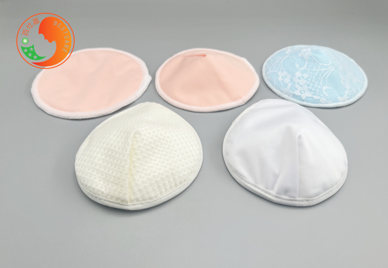 Soft Washable Breast Pads Postpartum Leaking Shields Bamboo Reusable Nursing Pads