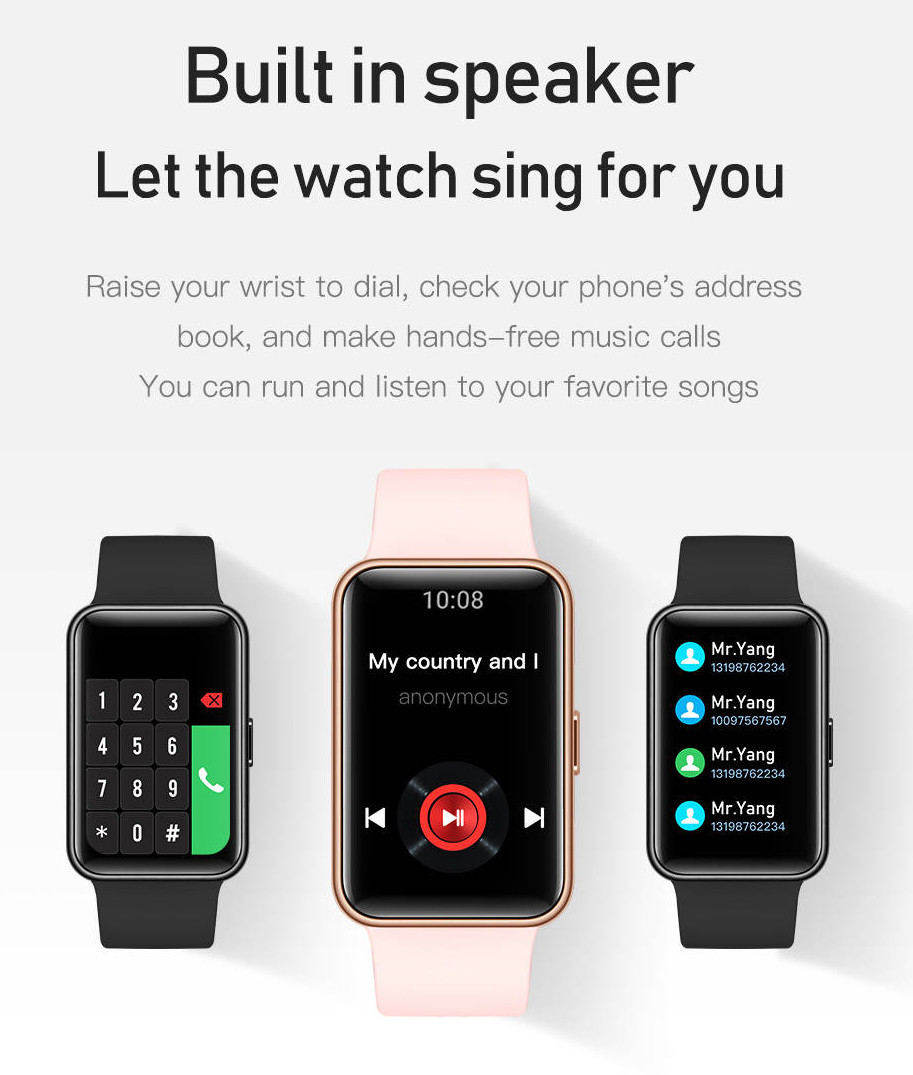 10 Sport Model Fitness Smartwatch Heart Rate Blood Oxygen Tracker