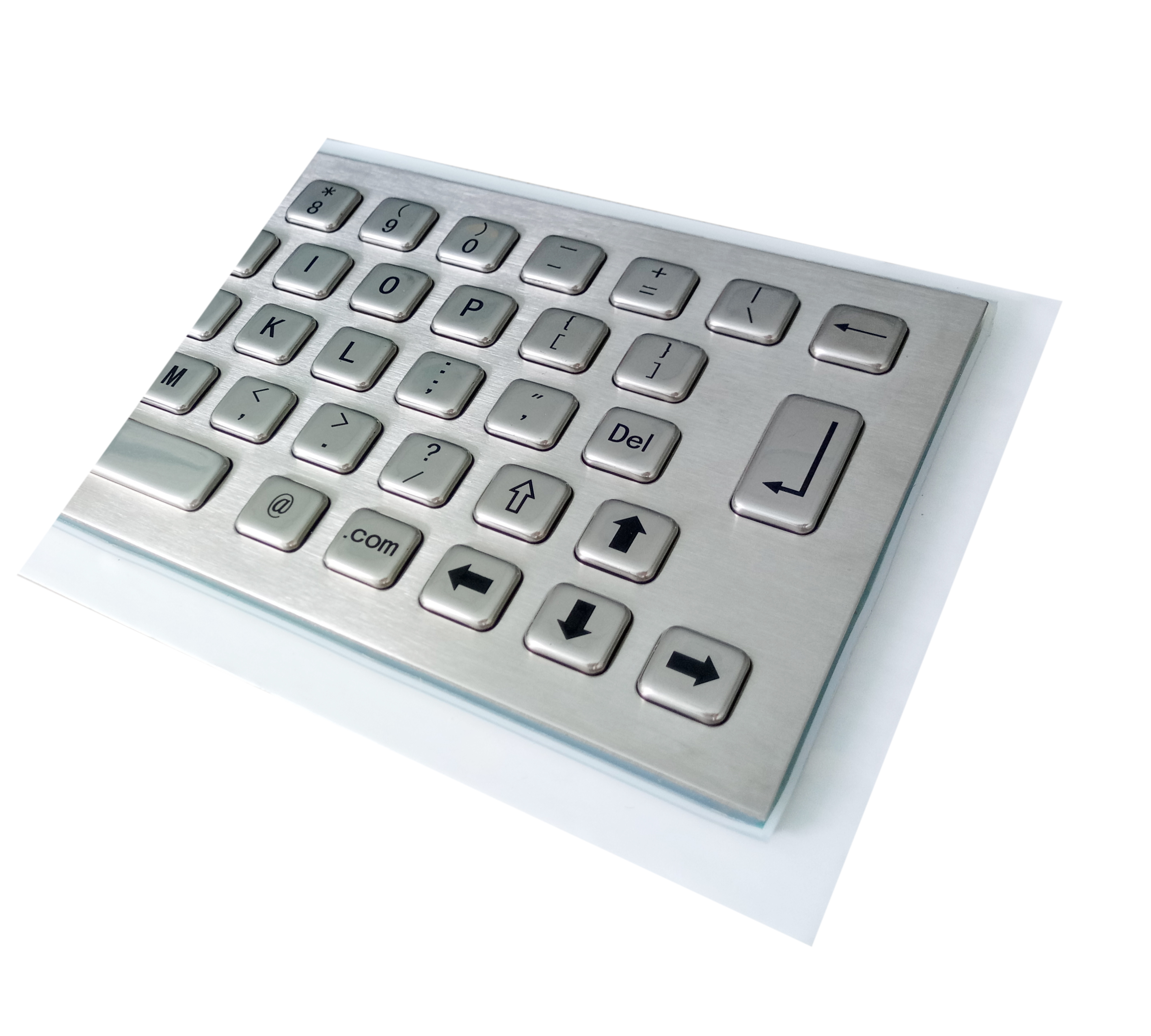 Dust-Proof Industrial Mini Keyboard Customizable With 64 Full Travel Metal Keys