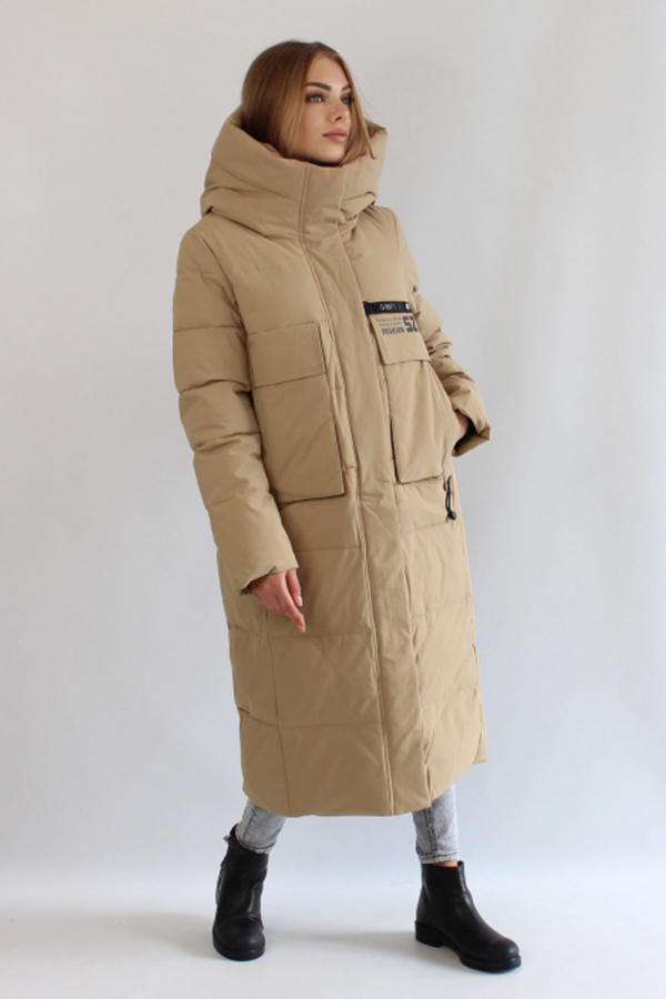 FODARLLOY Women's Winter Outerwear Cotton-Padded Jacket Medium-Long Thin Waist Wadded Jacket Thick Coat