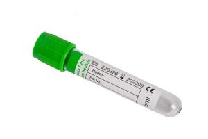 China Anticoagulation Heparin Tube Dark Green Vacutainer Tube Bd Sodium Heparin Vacutainer wholesale