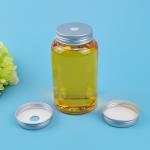 Clear PET Disposable Plastic Juice Bottle 400ml Customized Logo Printing