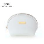 Pink Custom Pu Leather Toiletry Bag with Digital Printing Logo