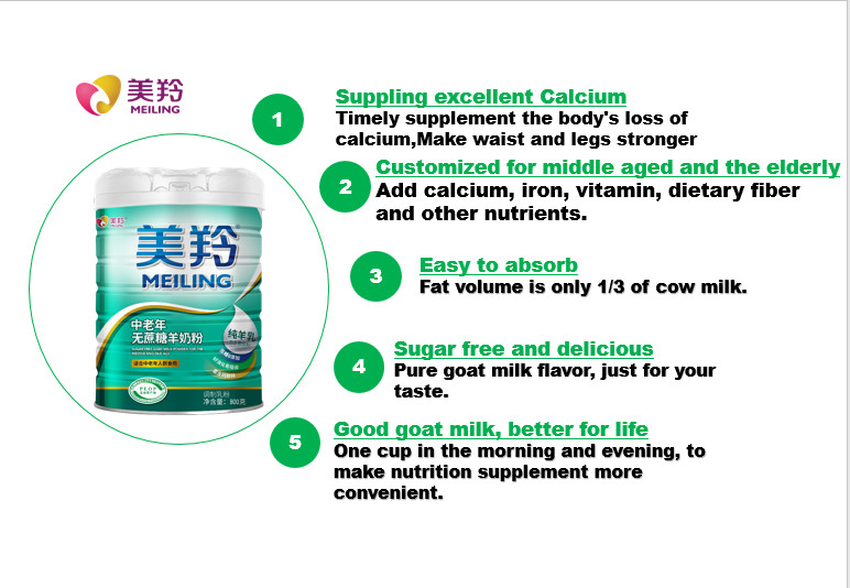 Natural Fresh 800gm Pure Goat Milk Powder No Sugar
