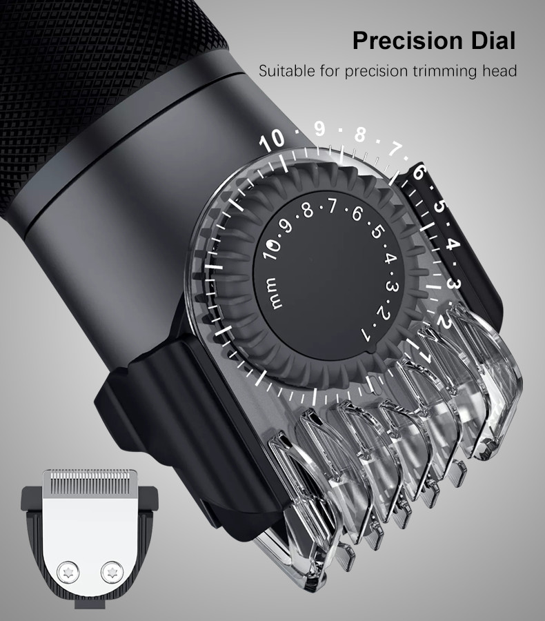 Waterproof Electric Cordless Hair Trimmer 10w Multifunctional For Men