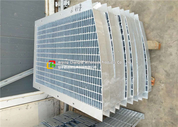 Trench Cover Galvanized Bar Grating High Bearing Anti - Corrosion Special Shape