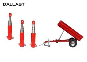 China Agricultural Telescopic Hydraulic Ram Dump Truck Trailer Tipper wholesale