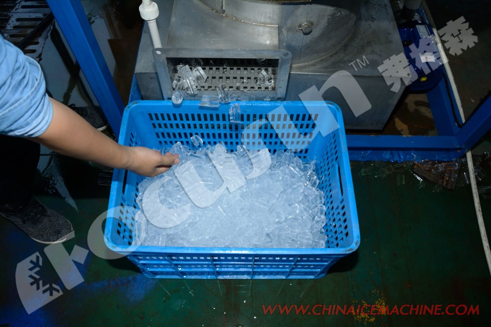 High Capacity Ice Production Automatic Cube Ice Machine with Bitzer Compressor