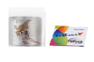 China Original Stainless Steel Springy Toy For Children Customization Logo 56*68mm wholesale