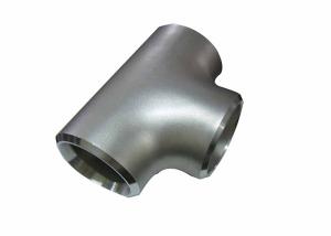 China ASME Standard Stainless Steel Fittings / 1″- 4″ Stainless Steel Pipe Tee wholesale