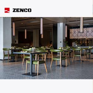 China Modern Style Hotel Restaurant Furniture Set Made Of Solid Wood And High End Leather wholesale