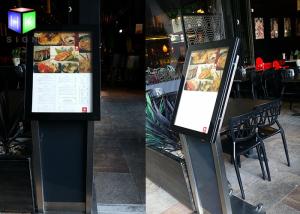 China Outside Wall Picture Edge Lit Light Box , LED Outdoor Light Box Signs wholesale